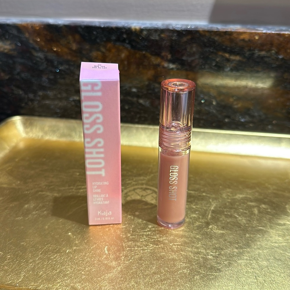 Kaja Gloss Shot Lip Gloss. Shade “Milk Tea” 3ml/.10 Fl oz. NIB